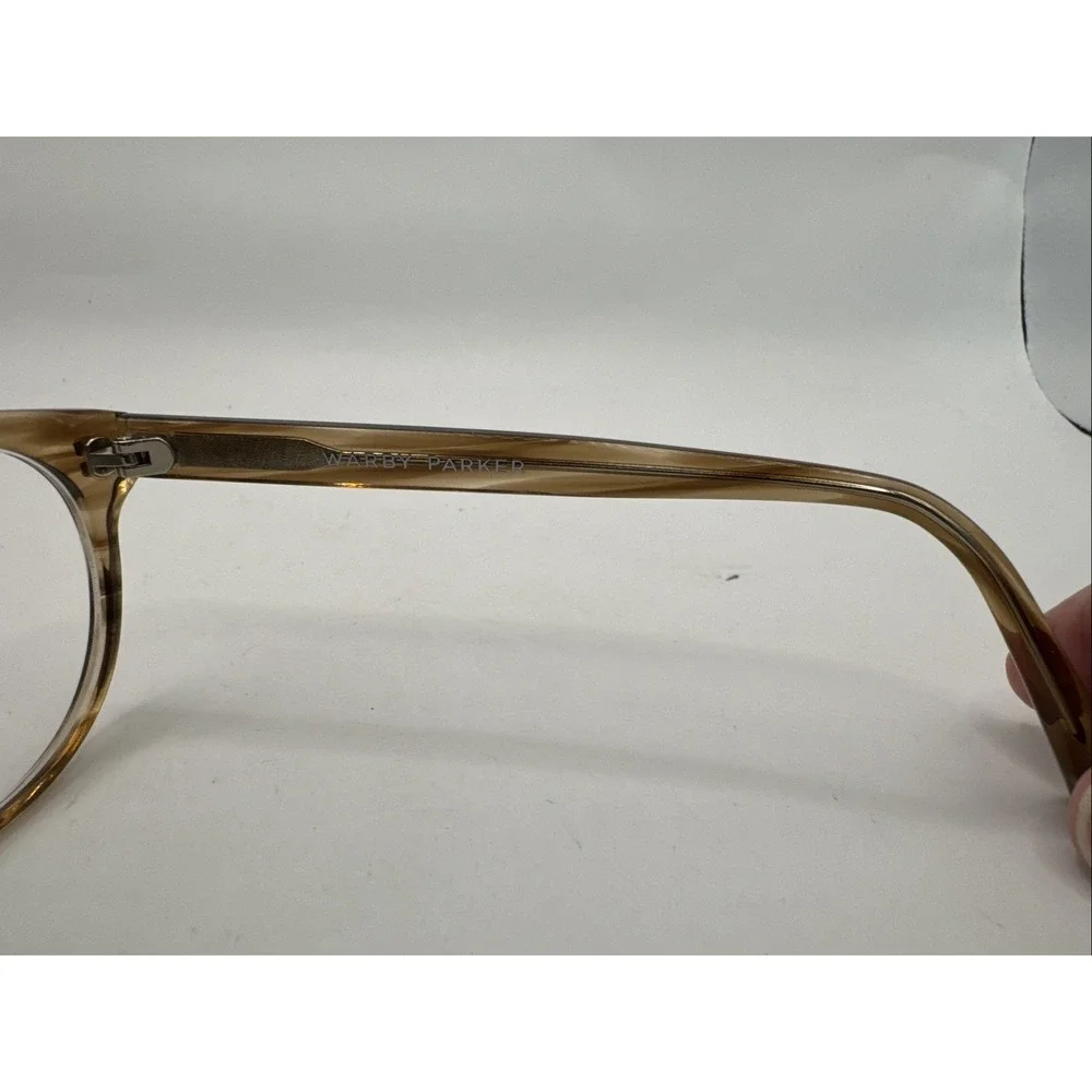 WARBY PARKER Percy 207 Eyeglasses FRAMES ONLY 48-20-140 Chestnut Crystal Brown